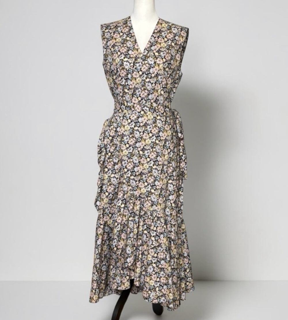 Rebecca Taylor Exclusive Women's Floral Cotton Size 8 Dress Cottagecore Prairie